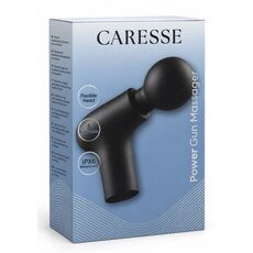 Aparat de masaj cu percutie Power Gun Caresse negru, cutia originala Caresse Power Gun Massager