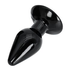 Dop anal clasic Extreme Hidden Desire negru, cu ventuza