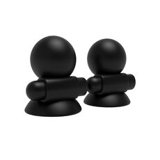 Ventuze vibratoare pentru sfarcuri Taboom negru, set complet