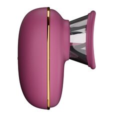 Stimulator Clitoridian cu Limba si Vacuum Licking Automatic Pump She.E.O, Roz vedere laterala