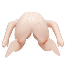 Papusa gonflabila anime Reverse Cowgirl Candy CalExotics, vedere din spate cu cele doua orificii