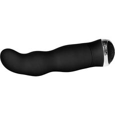 Vibrator 8-Function, CalExotics, Classic Chic, Curve - Negru vedere laterala