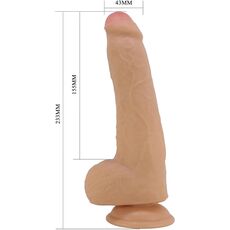 Dildo Realistic Natural Draco, Pretty Love, [23 cm x 4,3 cm] dmensiuni