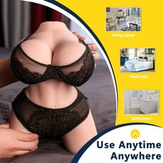 Masturbator Realistic 3D cu vibratii, Papusa Sexuala Mistress Frieda, 37 cm