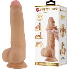 Dildo Realistic Natural Draco, Pretty Love, [23 cm x 4,3 cm]