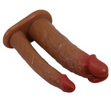 Strapon cu Dildo Dublu Pretty Love Keaven Harness Briefs detaliu