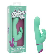 Vibrator Rabbit cu Balansare Rocking G Bunny CalExotics, Verde