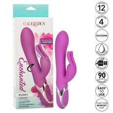 Vibrator Enchanted Bunny Purple, 12 Functii cutie si functii