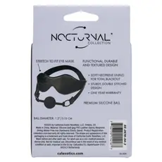 Set Masca de Ochi si Calus Respirabil Nocturnal CalExotics, Negru