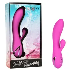 Vibrator cu Suctiune si Vibratie Malibu Minx CalExotics, Roz