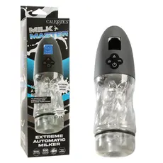 Masturbator Automat Transparent cu Vibratie si Suctiune Extreme Milker CalExotics produs