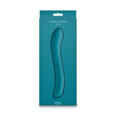 Vibrator Obsessions Zeus Rechargeable Silicon, 10 Moduri Vibrație & Waterproof - Dark Green
