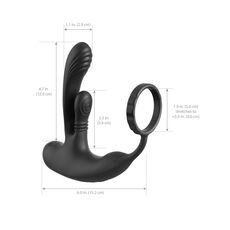 Vibrator Prostata Anal-Gasm IntiMotion - Anal Fantasy Elite dimensiuni