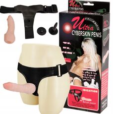 Strapon Femei Lybaile &raquo;CyberSkin&laquo; 16,9 cm - Natural realistic