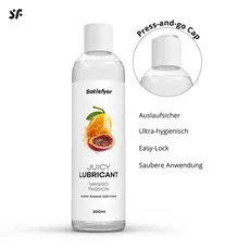 Lubrifiant SATISFYER Juicy Mango & Passion 300 ml detali capac