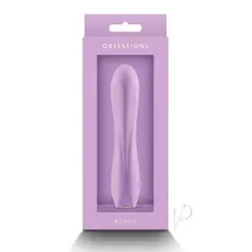 Vibrator  Obsessions Romeo Rechargeable Silicon, 12 Moduri Vibrație & Waterproof - Lavender