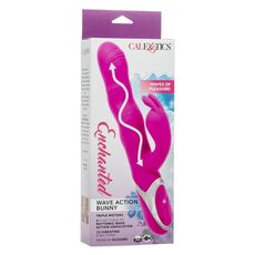 Vibrator rabbit cu unduire Enchanted Wave Action Bunny CalExotics roz, cutie originala Enchanted