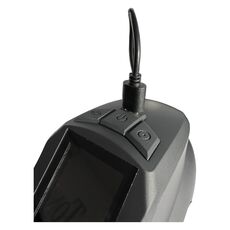 Pompa penis automata Essentials Submarine by Dreamtoys, negru, detaliu port de incarcare magnetic USB