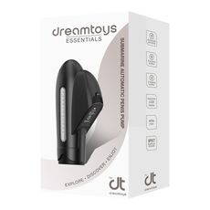 Pompa penis automata Essentials Submarine by Dreamtoys, negru, cutia originala cu toate caracteristicile