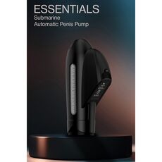 Pompa Penis Automata Essentials Submarine by Dreamtoys, Negru
