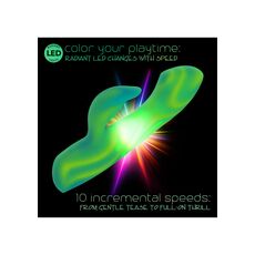 Vibrator Rabbit Twilight Tease by CalExotics Endless Summer, verde, vedere 5