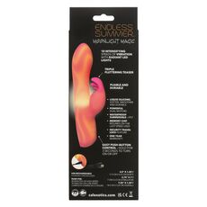 Vibrator Rabbit Moonlight Magic by CalExotics Endless Summer, portocaliu, vedere 3