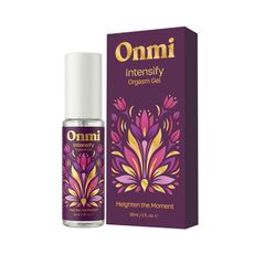 Gel stimulare orgasm Onmi Intensify, 30 ml, sticla alaturi de cutia originala