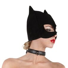 Masca Pisica Bad Kitty - Neagra## - detaliu design
