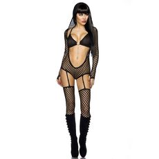 Saresia Outfit Body - Negru - vedere laterala