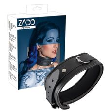 Zgarda  ZADO "Leather Collar" - Negru##