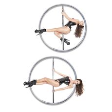 Bara Striptease Pipedream Fantasy "Dance Pole" 2,75 m - Argintiu##