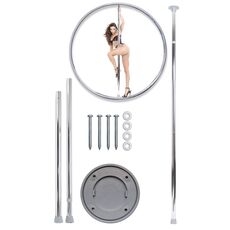 Bara Striptease Pipedream Fantasy "Dance Pole" 2,75 m - Argintiu##
