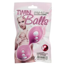 Bile Vaginale Kegel You2Toys "Twin Balls" 11 cm - Roz##