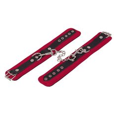 Catuse Picioare Piele ZADO "Wild Thing" - Rosu##