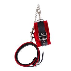 Catuse Picioare Piele ZADO "Wild Thing" - Rosu##