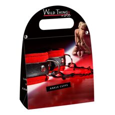 Catuse Picioare Piele ZADO "Wild Thing" - Rosu##