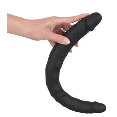 Dildo Dublu Bad Kitty "Double Dong" 40 cm - Negru