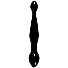 Dildo Sticla Kinx "Dual Teaser" 18,5 cm - Negru