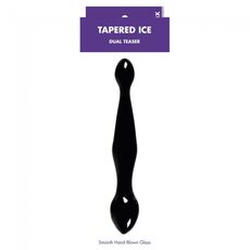 Dildo Sticla Kinx "Dual Teaser" 18,5 cm - Negru##