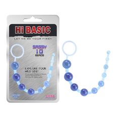 Bile Anale Chisa Novelties "Sassy" 26,3 cm - Albastru##