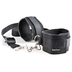 Sistem Imobilizare Pipedream "Fetish Fantasy Series Cuffs & Tether Set" Negru##