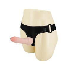 Strapon Femei Lybaile &raquo;CyberSkin&laquo; 16,9 cm - Natural - dimensiuni complete