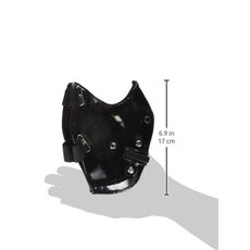 Masca Master Series "Lektor Zipper Mouth Muzzle" - Negru##