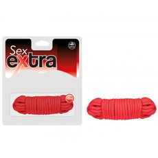 Sfoara Bondage NMC "Extra Love Rope" 10 Metri - Rosu##