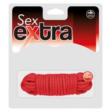Sfoara Bondage NMC "Extra Love Rope" 10 Metri - Rosu