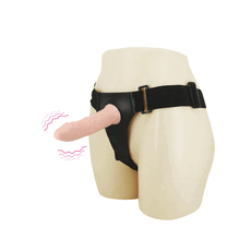 Strapon barbati cu vibratii - prelungitor penis natural - detaliu design