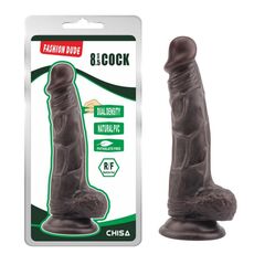 Dildo Chisa Novelties "Fashion Dude" 22 cm - Negru - vedere frontala