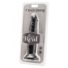 Dildo ToyJoy "Get Real" 18 cm - Negru##