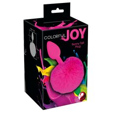Butt Plug You2Toys "Colorful Joy Bunny Tail" 6 cm - Roz