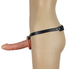 StrapOn Lovetoy &raquo;Unisex Hollow&laquo; 19 cm - Natural